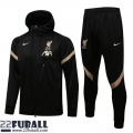 Sweatjacke Kapuzen Liverpool Schwarz Herren 21 22 JK185