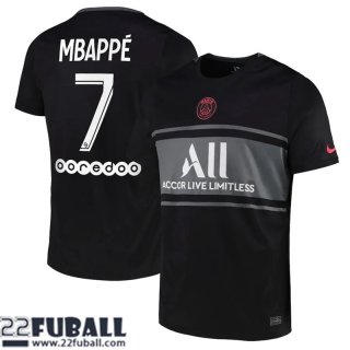Fussball Trikots PSG Paris Ausweichtrikot Herren 21 22 Mbappé 7