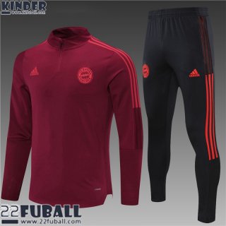 Trainingsanzug Bayern Munchen Purpur Kinder 21 22 TK124