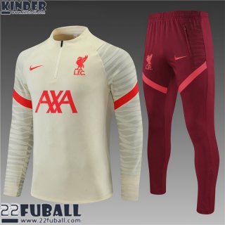 Trainingsanzug Liverpool Gelb Kinder 21 22 TK131