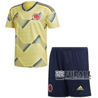22Fuball: Kolumbien Heimtrikot Kinder 2019-2020