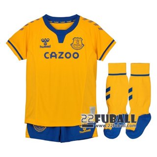 22Fuball: Everton Auswärtstrikot Kinder 2020-2021