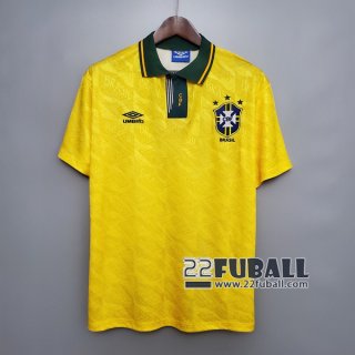 22Fuball: Brasilien Retro Heimtrikot Herren 91-93