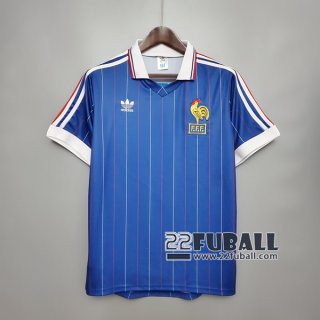 22Fuball: Frankreich Retro Heimtrikot Herren 1982