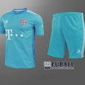 22Fuball: Bayern München Torwarttrikot Herren Blau 2020-2021