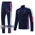 22Fuball: Human Race Trainingsjacke Reißverschluss Marineblau 2020 2021 J116