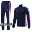 22Fuball: Human Race Trainingsjacke Reißverschluss Marineblau 2020 2021 J116