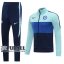 22Fuball: Chelsea FC Travel Jacke Reißverschluss Hellblau/Marineblau/Schwarz 2020 2021 J79