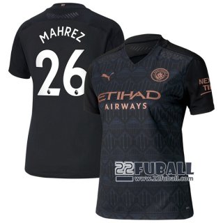 22Fuball: Manchester City Auswärtstrikot Damen (Mahrez #26) 2020-2021