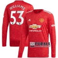 22Fuball: Manchester United Langarm Heimtrikot Herren (Brandon Williams #53) 2020-2021