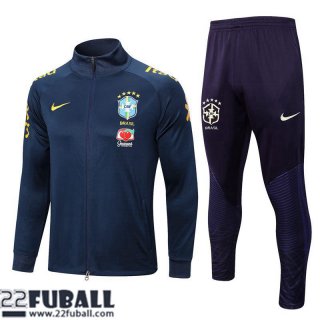 Sweatjacke Brasilien Navy blau Herren 22 23 JK634