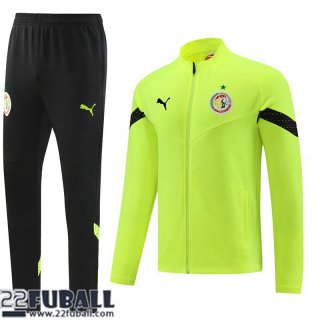 Sweatjacke Senegal fluoreszierendes Gelb Herren 22 23 JK648