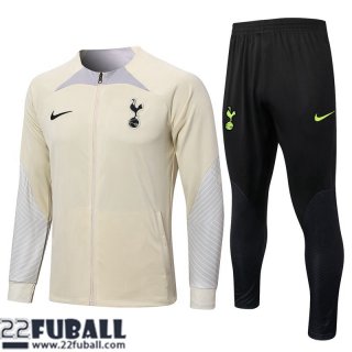 Sweatjacke Tottenham Hotspur hellgelb Herren 22 23 JK658