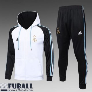 Sweatjacke Argentinien Weiss Herren 22 23 JK673