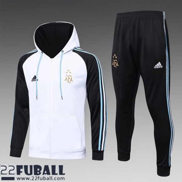 Sweatjacke Argentinien Weiss Herren 22 23 JK673