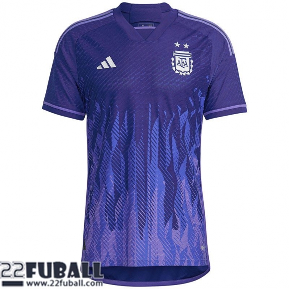 Fussball Trikots Argentinien Auswärtstrikot Herren World Cup 2022