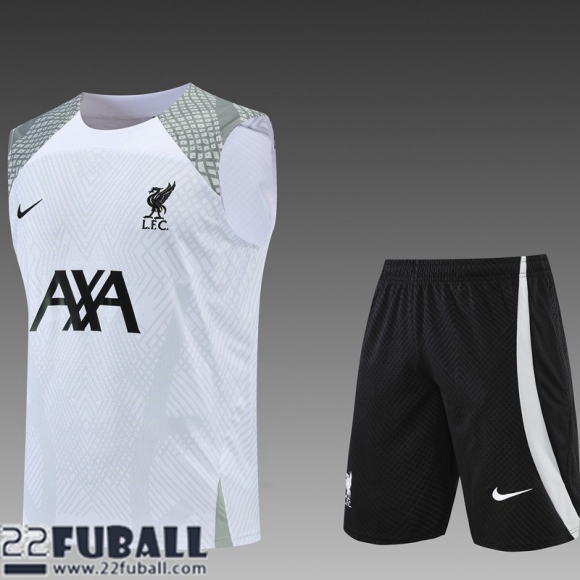 Survetement Ohne Ärmel Liverpool Weiß Herren 22 23 TG399