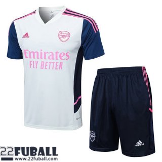 Trainingsanzug T Shirt Arsenal Weiss Herren 22 23 TG607