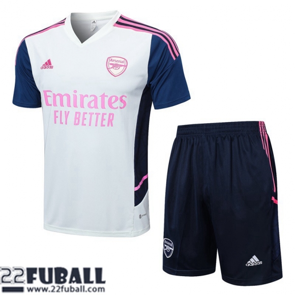 Trainingsanzug T Shirt Arsenal Weiss Herren 22 23 TG607
