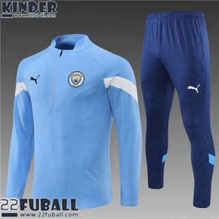 Trainingsanzug Manchester City blau Kinder 22 23 TK337