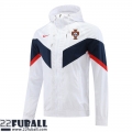 Sweatjacke Kapuzen Portugal Weiss Herren 22 23 WK212
