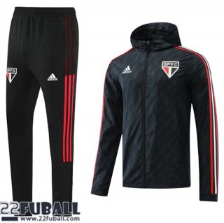Sweatjacke Kapuzen Sao Paulo schwarz Herren 22 23 WK106