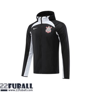 Sweatjacke Kapuzen Corinthians Schwarz Herren 22 23 WK141