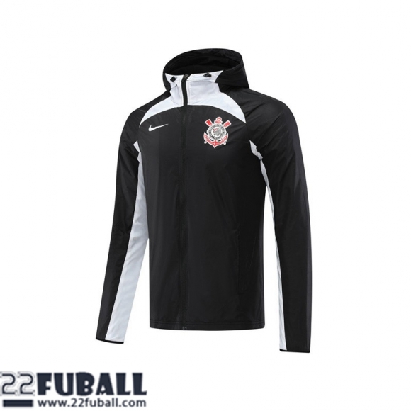 Sweatjacke Kapuzen Corinthians Schwarz Herren 22 23 WK141