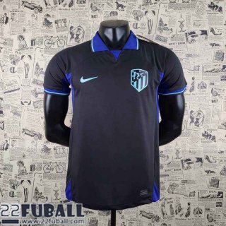 T-Shirt Atletico Madrid Schwarz Herren 22 23 PL414