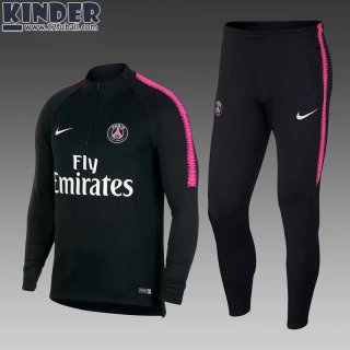 Trainingsanzug PSG Schwarz Kinder 18 19 TK287