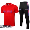 Poloshirts PSG Paris rot 2021 2022 PL47