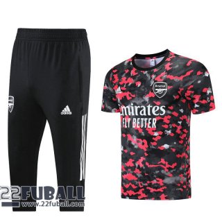 T-shirt Arsenal schwarz rot 2021 2022 PL79