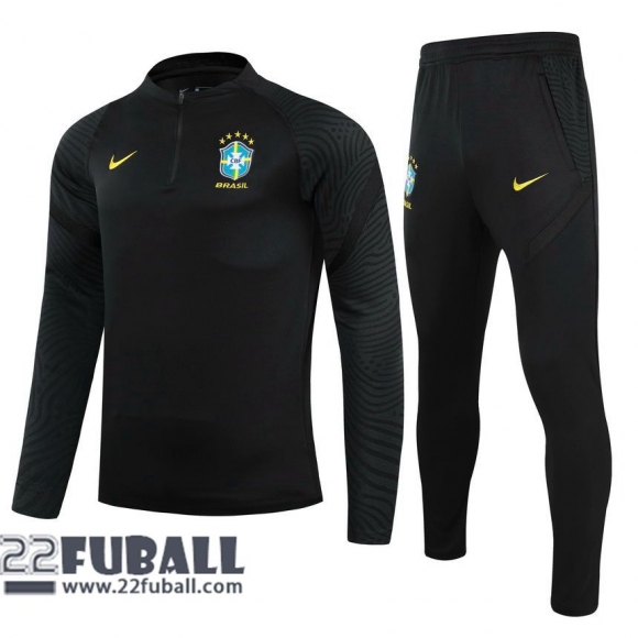 Trainingsanzug Brasilien schwarz 2021 2022 TG04