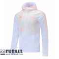 Windjacke - Kapuzenpulli Arsenal weiß 2021 2022 WK11