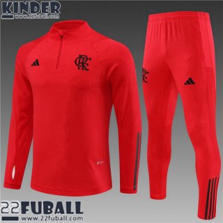 Trainingsanzug Flamengo Rot Kinder 23 24 TK573