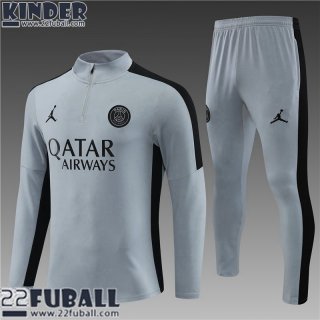 Trainingsanzug PSG grau Kinder 23 24 TK604