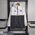 Windjacke Arsenal weiß schwarz Herren 23 24 WK336