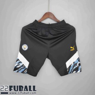 Fussball Shorts Manchester City Schwarz Herren 21 22 DK24